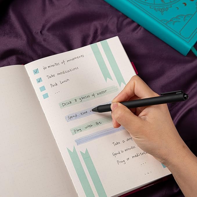 TIEFOSSI Constellations Dotted Journal Notebook-A5 Writing journals with 100gsm 400pages Paper, Hardcover Bullet Organizers Notebook for Women, Men, Teens (Scorpio)