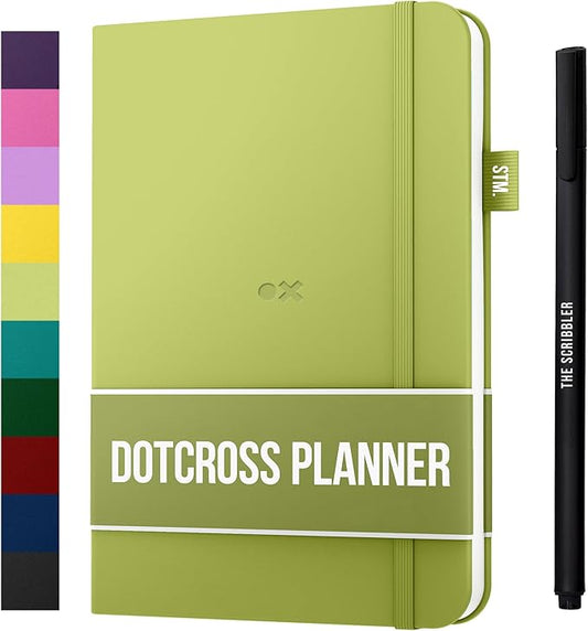 Daily Planner 2025 (Undated) | B5 Dotcross | Your All in One Day Organizer, At A Glance Weekly Agenda, Yearly Calendar Book | Planners for Personal, Professional, Academic & Work Goals and Schedule