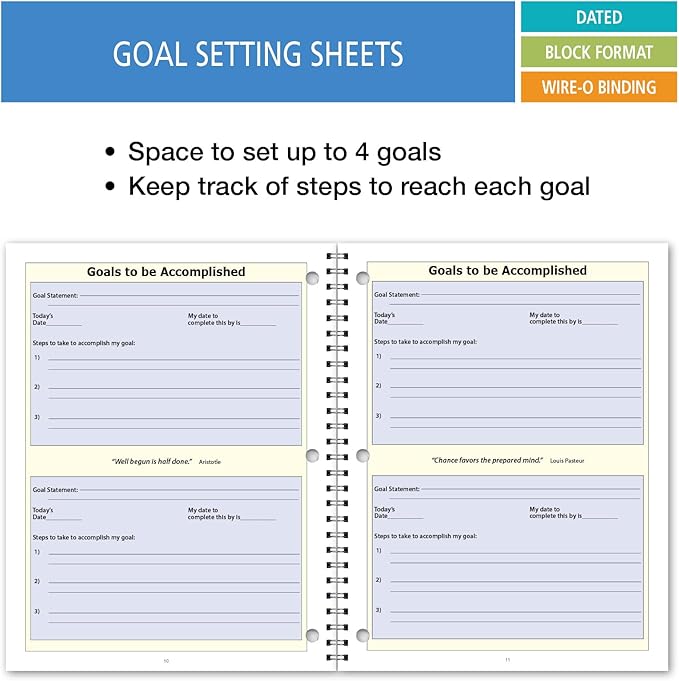 Elan Publishing Company Dated Student Planner: for Middle or High School August - June Dated for 2025-2026 Academic Year (Blue)