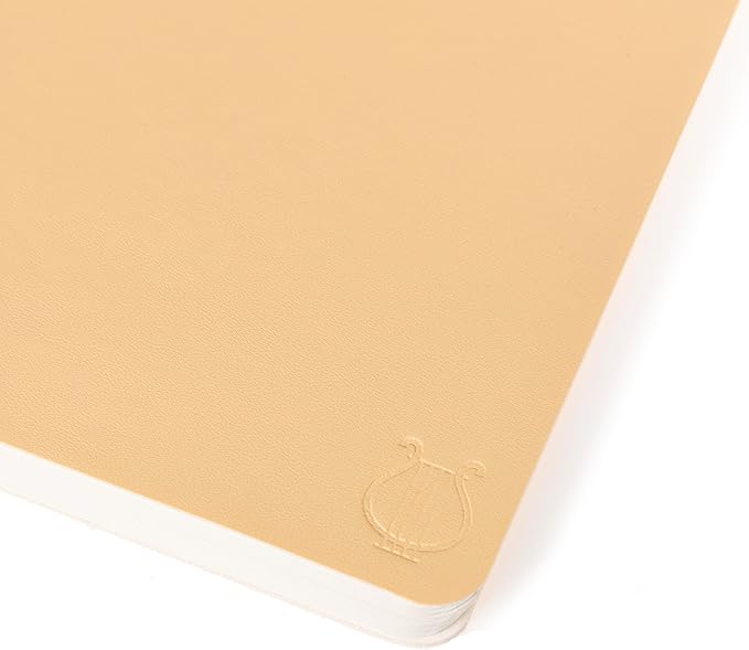 Graphique Apollo Vegan Leather Journal, Spiral Notebook for Writing, 192 Lined Pages, 6” x 8”