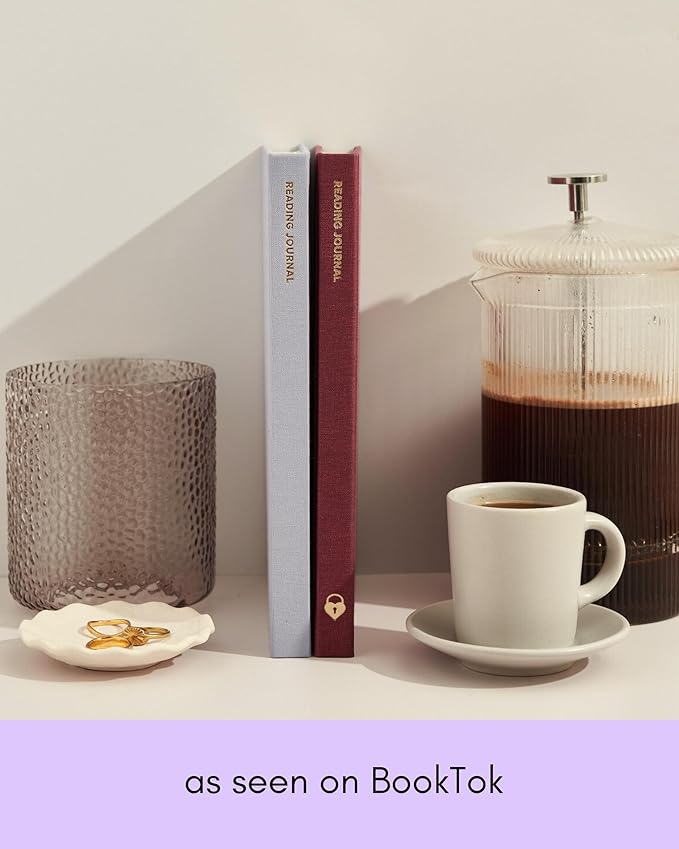 Kunitsa Co. Reading Journal - 52 reviews. Review and Track Your Reading. Book Journal for Book Lovers & Readers. Burgundy