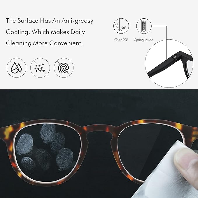 ZENOTTIC Kids Blue Light Blocking Glasses Anti Glare Lens Lightweight Frame Computer Eyeglasses for Boys and Girls