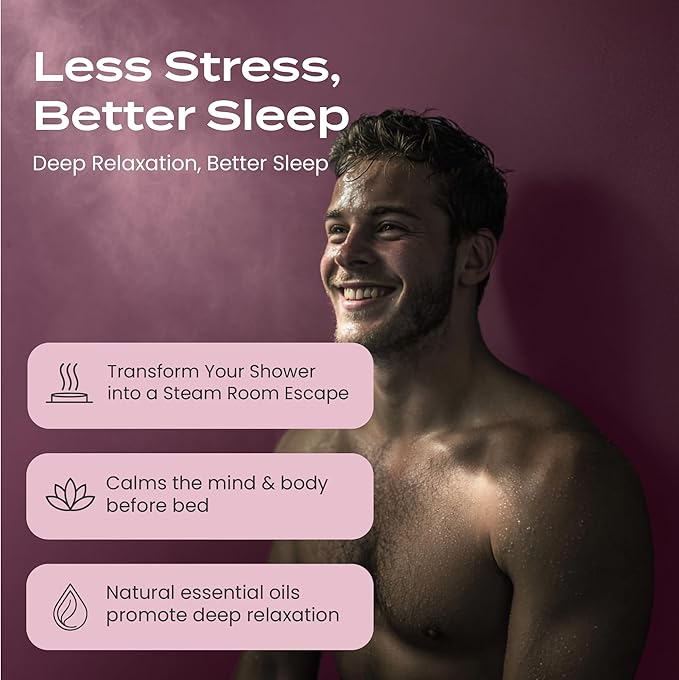 Body Restore Shower Steamers Aromatherapy 15 Pack - Christmas Stocking Stuffers for Men, Birthday Gifts for Women, White Elephant, Relaxation, Self Care - Rose