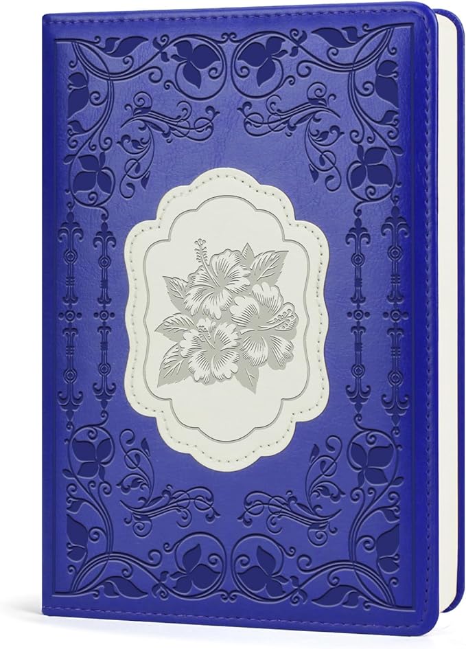 Hibiscus Gift Hibiscus Writing Journal Notebook Hibiscus Flower Gift Hawaiian Flowers A5 Travel Notebook Flower Fan Gift(hibiscus-Purple)