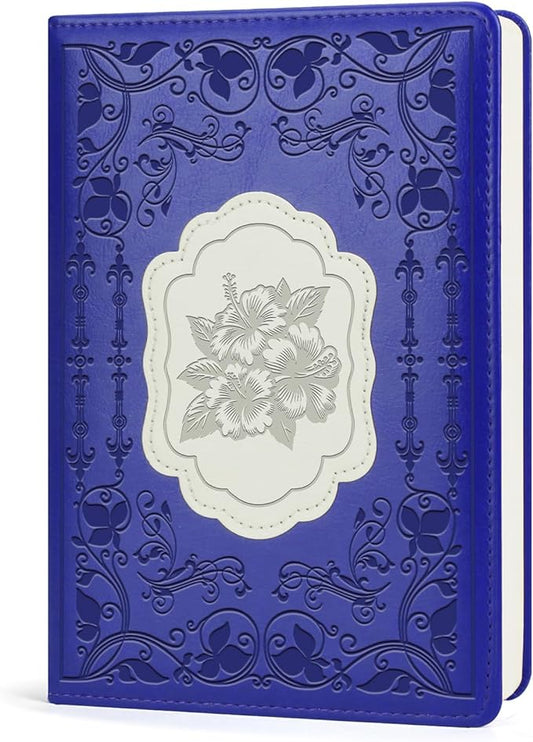 Hibiscus Gift Hibiscus Writing Journal Notebook Hibiscus Flower Gift Hawaiian Flowers A5 Travel Notebook Flower Fan Gift(hibiscus-Purple)