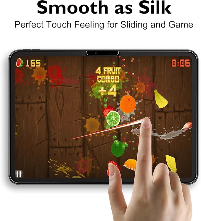 Mothca 2 Pack Matte Glass Screen Protector for iPad Pro 13-inch M4 2024 (7th Gen) + 2 Pack Camera Lens Protector with Installation Frame, Anti-Glare & Anti-Fingerprint Tempered Glass, Smooth as Silk