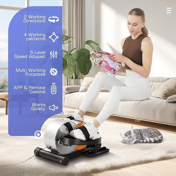 ANCHEER Under Desk Elliptical Machine Transform Your Life - High-End, Portable, Mini Leg Exerciser While Sitting. Perfect for Seniors, No Noise. Ideal Gift for Family As Seen on TV