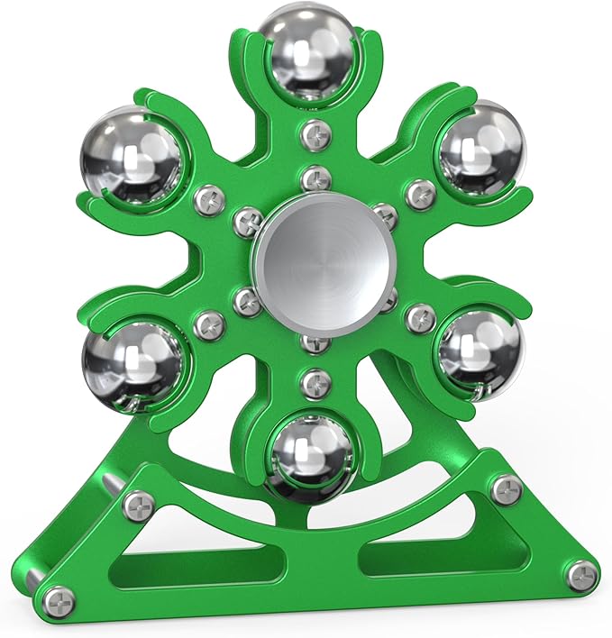 Desk-Toys for Fidget Ferris-Wheel-Spinner: 4mins Kinetic-Spinning Cool-Gadgets, Cool-Stuff Thing Toy for Office School Home Man Women Christmas, Stress-Relief Game Gifts for Adult Teen Children Kid