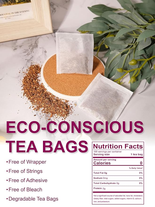 TeeLux Roasted Dandelion Root Tea with Milk Thistle, Smooth & Mellow Flavor, Rich Roasted Aroma, Caffeine Free, 100 Count