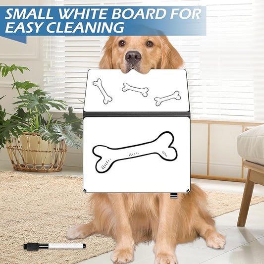 Mini Whiteboard 12"x9" Small White Board Dry Erase, Erasable Notebook Foldable Desk Whiteboard Holder Dry Erase Board, Office, Home, Travel, School, Portable
