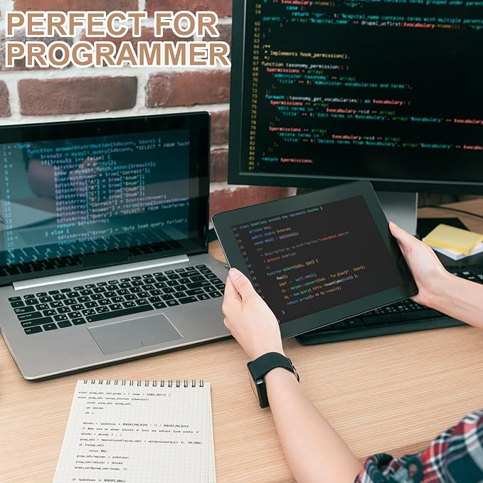 6 Pack Graph Paper Spiral Notepad A5 Top Wirebound Notepad Grid Notebook Steno Pads Memo Notebook Grid Paper 140 Pages for Writing Sketching Drawing Office Supplies (Kraft)