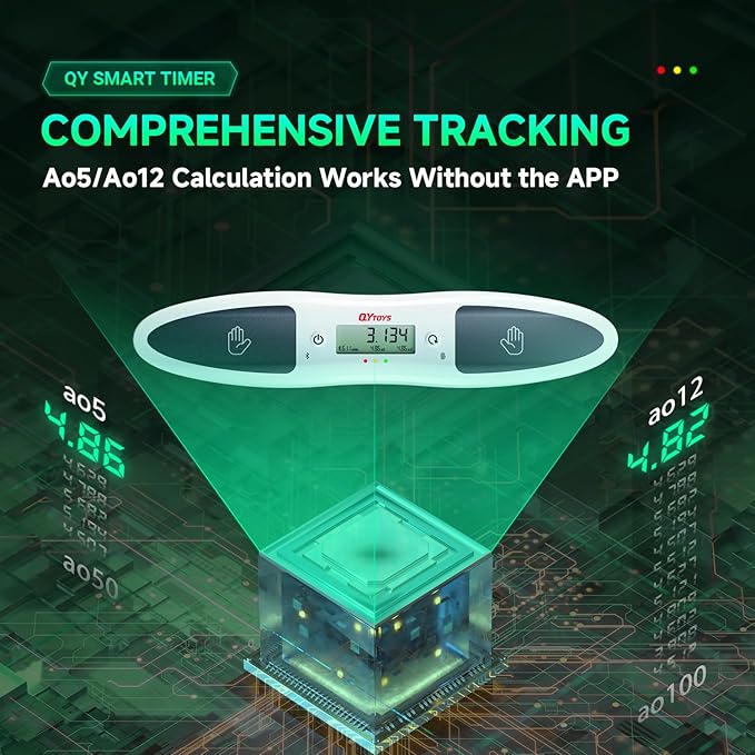 Professional Speed Cube Timer,Touch Control Timer with Display,Cube Race Stack Competition a Great Gift for Boys and Girls