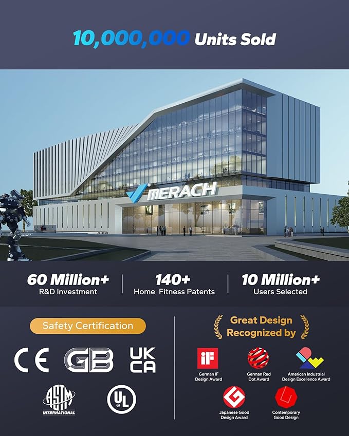 MERACH Under Desk Elliptical Machine, Ellipse Leg Exerciser as Seen on TV for Seniors with Remote Control & 12-Speeds, Quiet Portable Electric Seated Pedal Exerciser Machine for Home Office