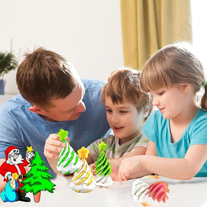 3 Pack Spiral Cone Fidget Toy, Pyramid Passthrough Sculpture, Mini Cones Pass Through Pyramid Fidget Toy for Stress and Anxiety Relaxing