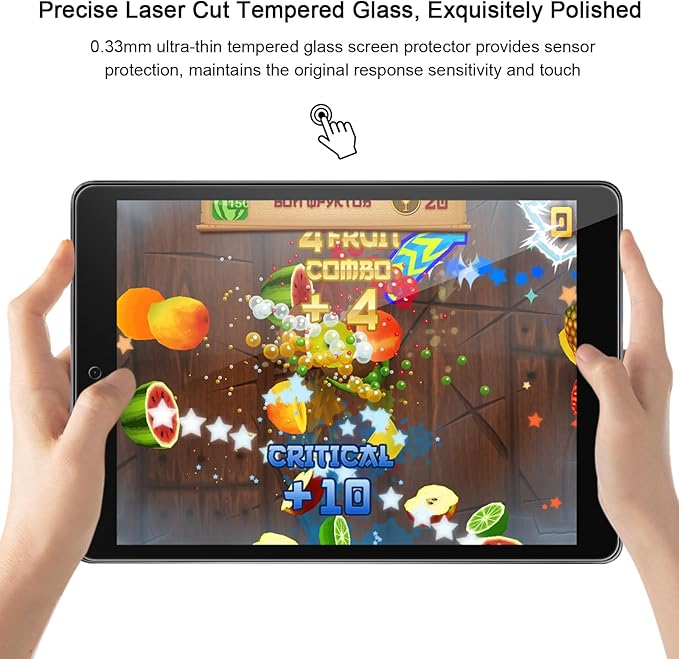 SIBEITU 2 Pack Screen Protector for iPad Mini 7 A7 Pro 2024/iPad Mini 6th 2021, 8.3 Inch HD Clear 9H Hardness Tempered Glass Film Compatible with iPad Mini 7/6, Scratch Resistent, Touch Sensitive