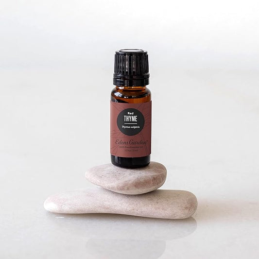 Edens Garden Thyme- Red Essential Oil- 100% Pure Premium Grade, Undiluted, Natural, Therapeutic, Aromatherapy, The Best for Diffuser, Candle, Laundry, Humidifiers 30 ml (1 fl oz)