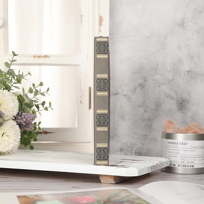 TIEFOSSI Dotted Journal Notebook, Dot Grid Notebook for Women Men, Hardcover PU Leather Journal, 160 GSM Thick Paper, 160 Numbered Pages with Gold Edges, 8 x 8 Square Diary