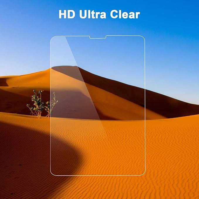 SIBEITU 2 Pack Screen Protector for iPad Mini 7 A7 Pro 2024/iPad Mini 6th 2021, 8.3 Inch HD Clear 9H Hardness Tempered Glass Film Compatible with iPad Mini 7/6, Scratch Resistent, Touch Sensitive