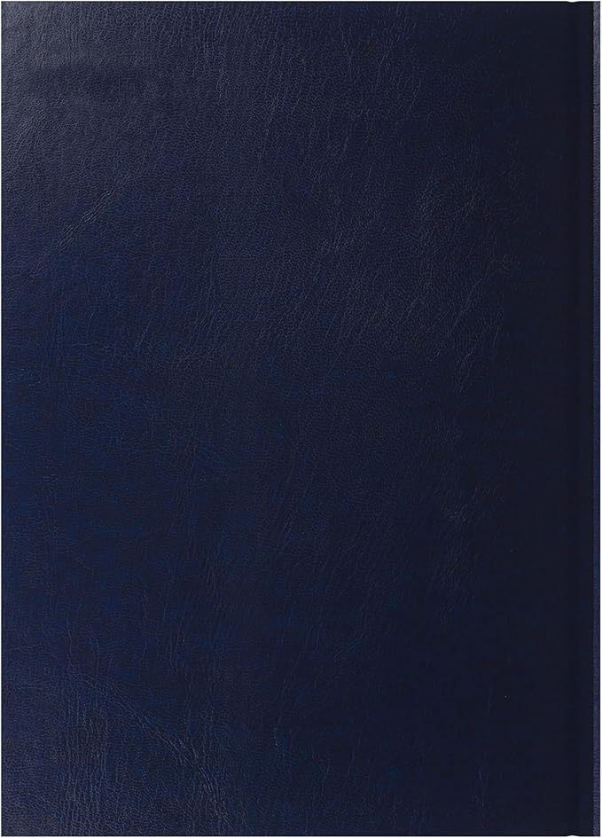 Collins 'Essentials' 12 Month Mid/Academic Year Planner, July 2025-July 2026 - ESSA43M.65-2526 - Week-to-View Appointments Diary, A4 Hard Cover, Dark Blue