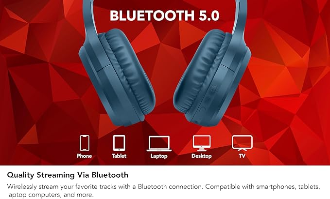 Fisher Active Noise Cancelling Headphones, Over Ear Wireless Bluetooth 5.3 w Microphone, Lightweight Comfortable Headset for Home Travel, 16H Playtime, Rechargeable, Hi-Res Sound Audio, Deep Bass