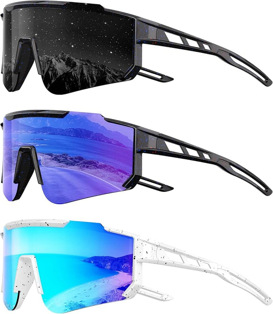 Kids Polarized Baseball Sunglasses for Boys Girls - Youth Softball Cycling Sports Sunglasses UV Protection Goggles