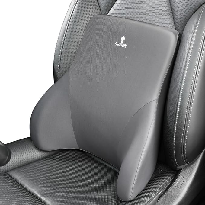 Lumbar Support Pillow, Memory Foam Cushion, Improve Posture and Relieve Low Back Pain, Lumbar Support for car Seats, Gaming Chairs, Office Chairs, wheelchairs