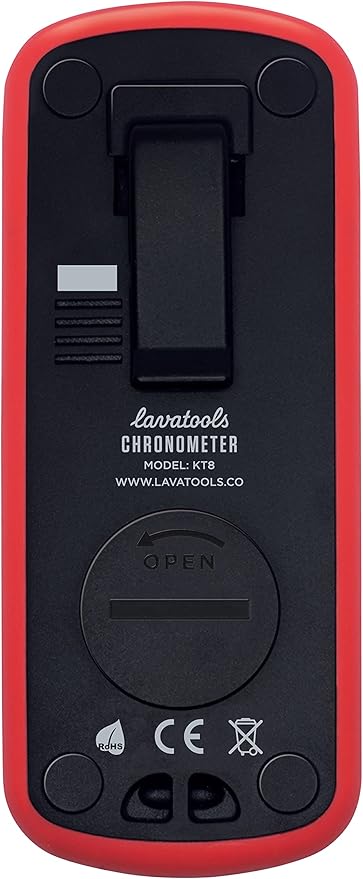 Lavatools KT8 Digital Kitchen Dual Timer & Stopwatch, Backlight, Ultra Loud Alarm, Mute Function, Quick-Set Buttons, Hang Hole, Magnetic for Cooking and Classroom with Lanyard