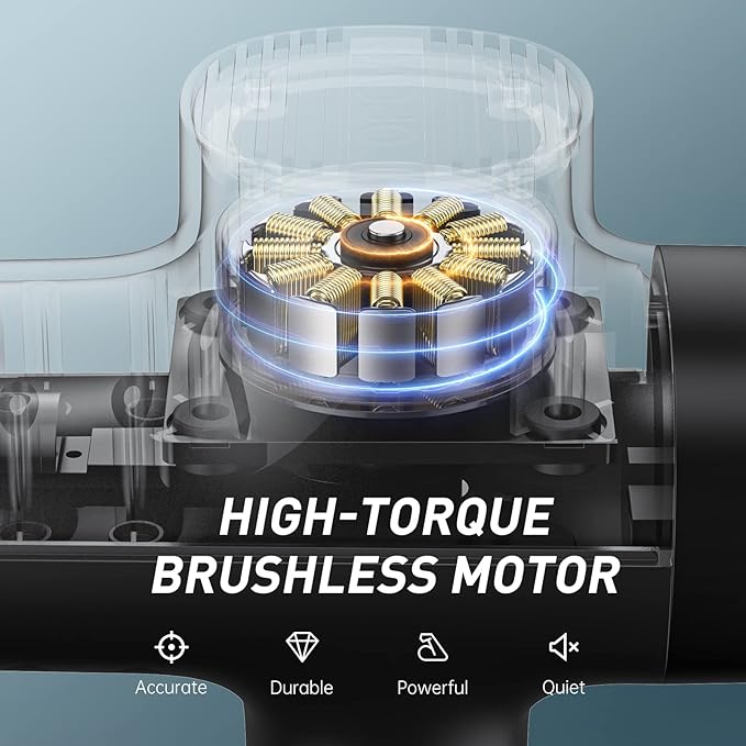 opove M3 Pro 2 Massage Gun Deep Tissue Percussion Muscle Massager for Workout, Handheld Percussive Therapy Fascia Gun for Athletes Fast Recovery 4-8 Hours Long Battery Life, Powerful, Quiet, Black