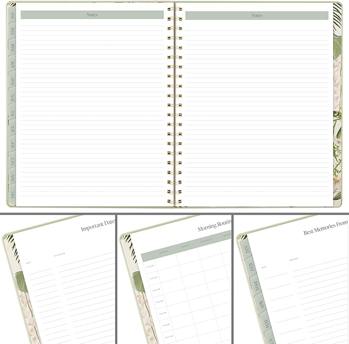 Cambridge 2026 Planner, Weekly & Monthly, 8.5" x 11", Large, Pen+Pillar, Garden Rose (PP23-905-26)