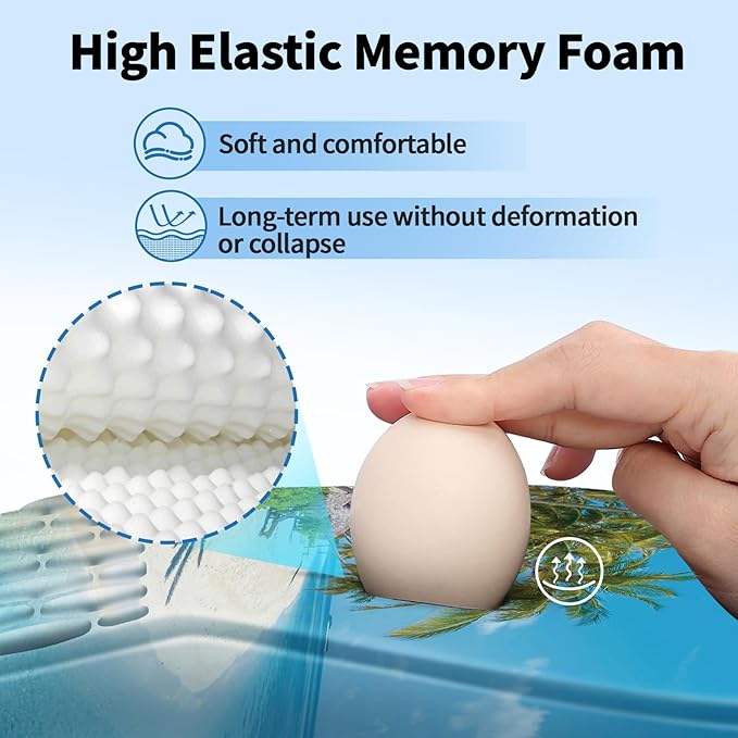 Ergonomic Mouse Pad with Wrist Rest Support, Mousepad with Comfortable Memory Foam Wrist Rest and Non-Slip PU Base for Pain Relief, Computer, Laptop, Office, Home (Beach-2)