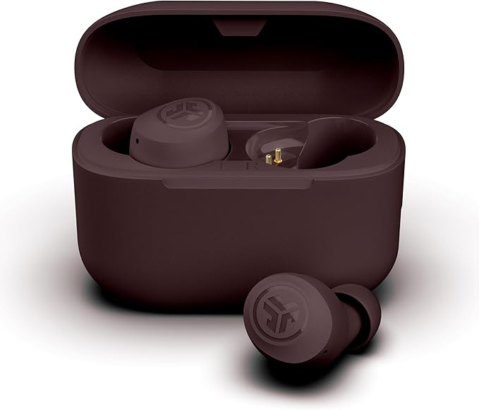 JLab Go Air Pop+ Tones True Wireless Earbuds, in Ear Headphones, Bluetooth Earphones, 35H Playtime Ear Buds, Bluetooth Earbuds with Microphone, USB-C Charging Case, Dual Connect, EQ3 Sound, (4975 C)