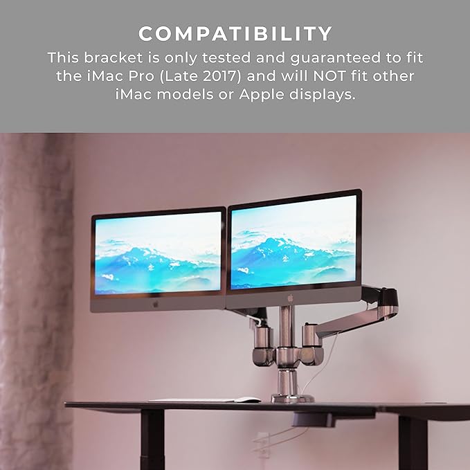 HumanCentric VESA Mount Adapter Compatible with iMac Pro (Late 2017), Will Not Fit Other Models