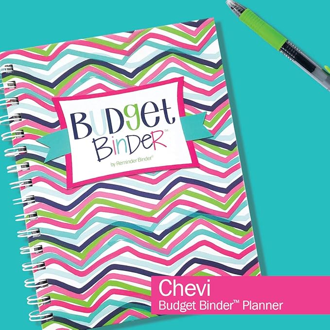 12-Month Budget Planner Bill Tracker Organizer w/Calendar & Pockets for Financial Management 354 Stickers | Budget Binder™