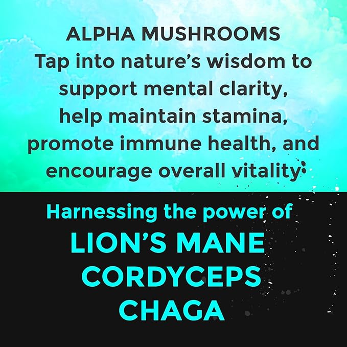 Fully Loaded Alpha Mushroom Pouches - Adaptogen Nootropic Pouches (5-Pack, Vanilla) - Lion's Mane, Cordyceps, & Chaga - 5 cans, 15 Pouches per can - Functional Mushrooms - Made in The USA