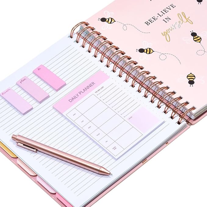 Votum August 2025 to January 2027 Large Back to School Academic Planner- Daily, Weekly & Monthly Organizer with Pens, Stickers, Sticky Notes, and a Sturdy Cover - Life is Good