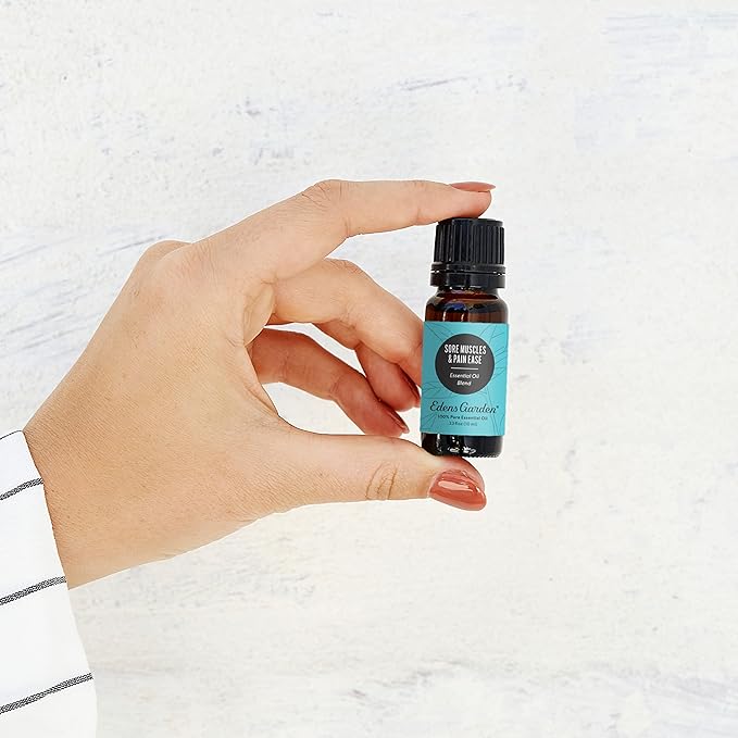 Edens Garden Sore Muscles & Pain Ease Essential Oil Blend- 100% Pure Premium Grade, Undiluted, Natural, Therapeutic, Aromatherapy, The Best for Skin, Face, Humidifiers 30 ml (1 fl oz)