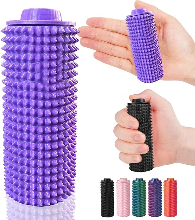 Little Ouchies Fidget Toy, Spike Roller Toy, Adults Pain stim Fidget Toy, Sensory Toy for Anxiety Relief Skin Picking, Press and Rotate Adults Spiky Sensory Toys, Portable ADHD Toys, Novelty Gifts