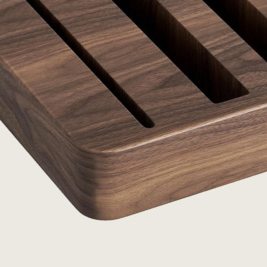 YUMORE TO DO List Planner Wood, Undated Daily Planner with Walnut Stand, Productivity Plan ner with 160 Checklist Cards for Work for Office