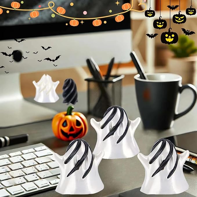 5Packs Impossible Cone, Spiral Cone Fidget Toy 3D Printed Spiral Cone Toy, Pyramid Passthrough Sculpture, Mini Cones Pass Through Pyramid Fidget Toy for Stress and Anxiety Relaxing(Clown)