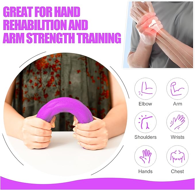 Flex Therapy Bars,Twist Bar for Physical Therapy & Resistance Bar for Golfers Elbow,Tendinitis,Wrist,Forearms Pain, Improve Grip Strength and Relieve Pain