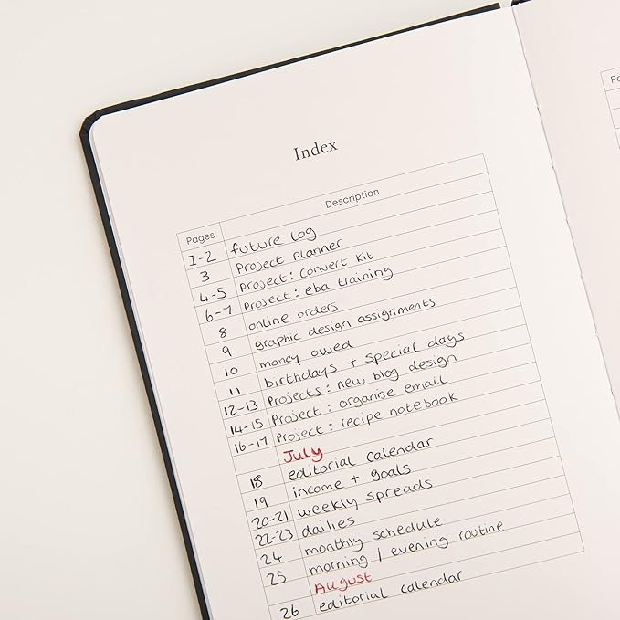 Yop & Tom Bullet Dotted Journal (A5) - Hummingbird - Dot Grid Notebook With Extra Thick Paper (160 GSM) - Charcoal