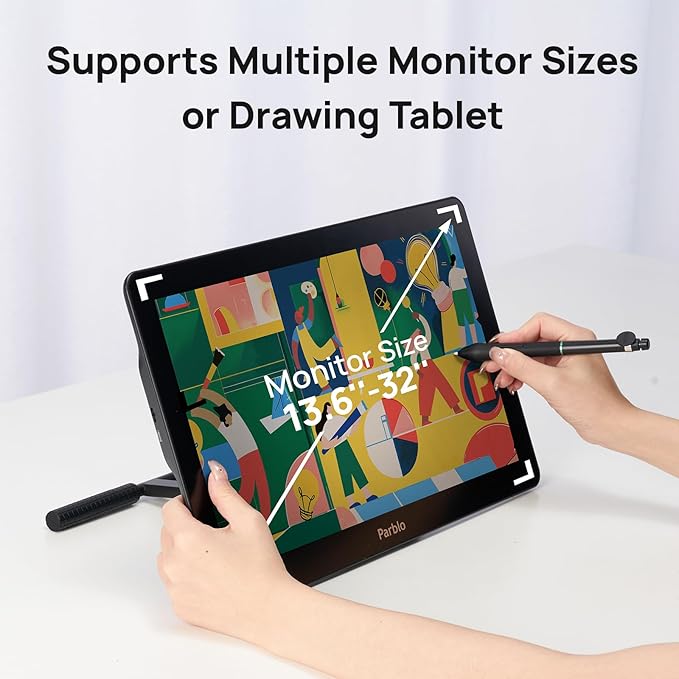 Parblo PR120 Drawing Tablet Stand,for 13.3 to 32 inches Drawing Monitor Graphic Drawing Tablet