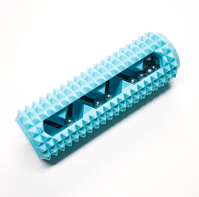 ZenStick – Spikey Sensory Fidget Toy with Steel Balls for Anxiety Relief, Focus, Stress Reduction & Mindful Stimulation (Light Blue)