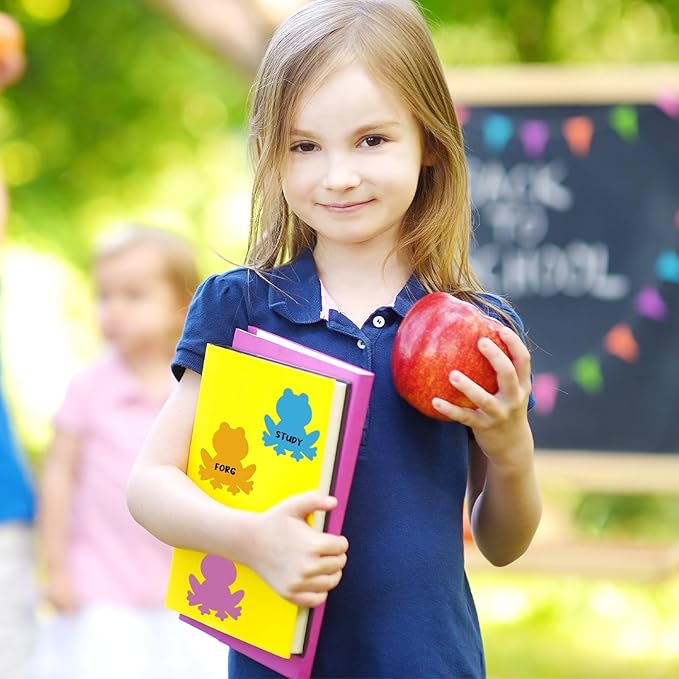 24 Packs Frog Sticky Notes 6 Colors Animal Memo Pads Colorful Summer Reminder Notes for Annotating Office Classroom Study, 480 Sheets