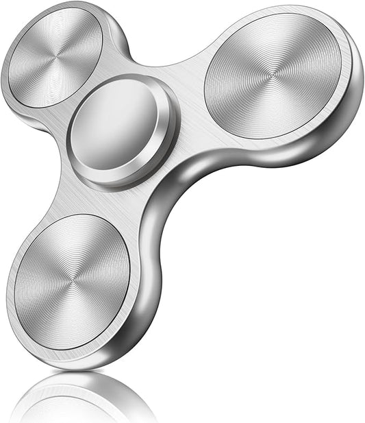 Fidget Spinners Toy, Metal Stainless Steel Bearing High Speed 4-8 Min Spins, EDC ADHD Stress Anxiety Relieves Reducer Fidgets Finger Toys, Spinner Toys for Kids and Adults