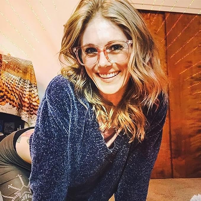 Cyxus 2023 Acetate Square Eyeglasses Frame Women Men Clear Lens Blue Light Blocking Glasses Eyewear Computer Glasses