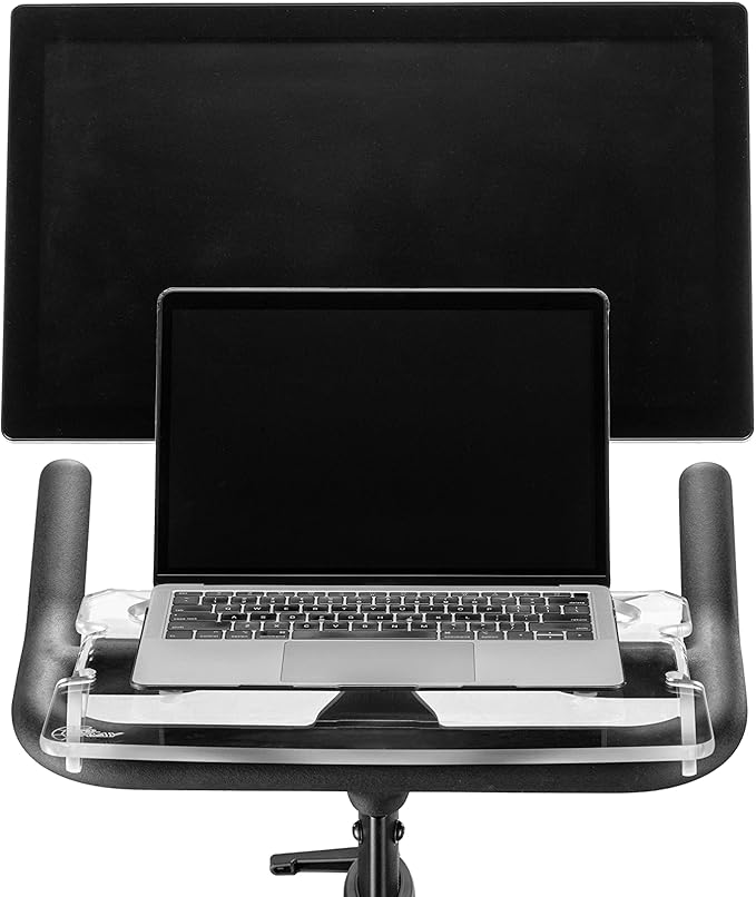 TFD The Tray3D | Compatible with Peloton Bike Gen 3 & Bike+ (Both Models), Made in the USA, Laptop & Desk Tray Holder | Designed with Premium Grade Acrylic Materials - The Ultimate Peloton Accessories