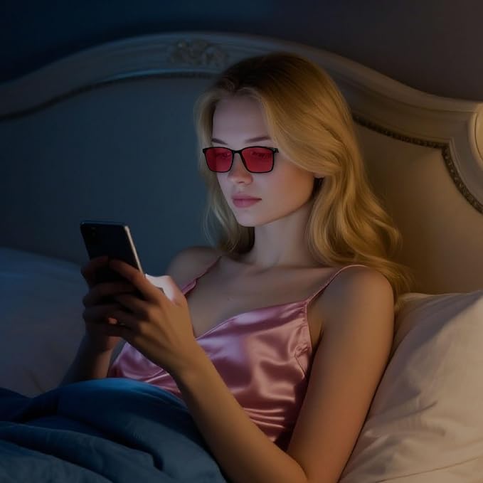 ANDWOOD Blue Light Blocking Glasses Men Women Computer Filter Large Frame Bluelight Blocker Anti Blue Ray Lightweight AR002