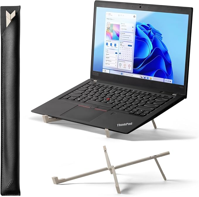 Native Union Fold Laptop Stand – Ultra-Slim Foldable & Portable Laptop Stand – Ergonomic & Optimized Viewing Angle – for 13 to 16 Inch MacBooks & Laptops, 10 to 16 Inch iPads & Tablets (Sandstone)