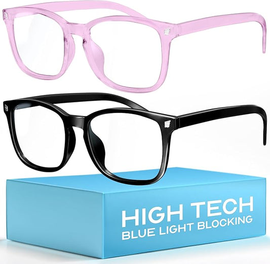 livho High Tech Blue Light Glasses - Advanced up to 99% Blue Light Blocking Computer Glasses - Screen Fatigue & UV Protection
